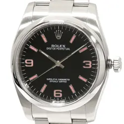 ROLEX OYSTER PERPETUAL 36 PINK INDEX 116000 UNISEX #TM028