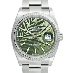 USED ROLEX DATEJUST 126234 GREEN CASE: 36MM×36MM MEN'S WATCH #1032015