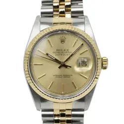 ROLEX DATEJUST 16013 97 SS/YG AUTOMATIC MEN'S #U328