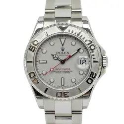 ROLEX YACHT-MASTER ROLESIUM 168622 D SS/PT 35MM AUTOMATIC BOYS UNISEX #U293
