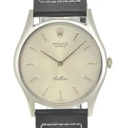 ROLEX CHERINI 3804 VINTAGE K18WG/LEATHER CAL.1600 HAND WINDING MEN'S R#141561