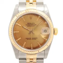 ROLEX DATEJUST 68273 SS×YG SS×YG AT CHAMPAGNE-FACE