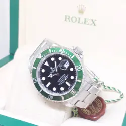 ROLEX 40MM DATE KERMIT SUBMARINER 16610LV (M6 SERIES)