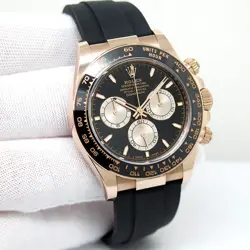 ROLEX 126515LN COSMOGRAPH DAYTONA 18K ROSE GOLD WITH BLACK DIAL