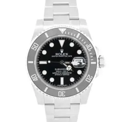 2018 ROLEX SUBMARINER DATE BLACK CERAMIC STAINLESS STEEL 40MM 116610 LN BOX