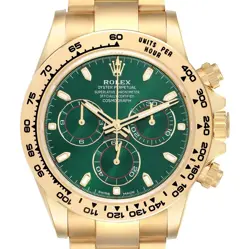 ROLEX DAYTONA YELLOW GOLD JOHN MAYER GREEN DIAL MENS WATCH 116508 BOX CARD