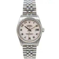 Rolex Datejust 31, 78274, Steel & White Gold, Pink Mother of Pearl Arabic Dia...