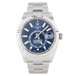 ROLEX SKY-DWELLER STAINLESS STEEL BLUE DIAL OYSTER 42MM 326934 FULL SET