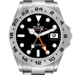 ROLEX EXPLORER II 42MM BLACK DIAL AUTOMATIC STEEL MENS WATCH 226570