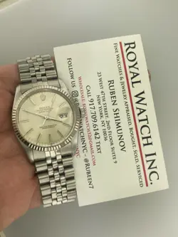 PERPETUAL DATEJUST SILVER