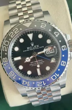 NEW JULY 2025 ROLEX GMT-MASTER II “BATGIRL” 126710BLNR