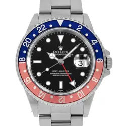 ROLEX GMT MASTER RED BLUE BEZEL 16700 BLACK A NUMBER SECOND HAND MENS