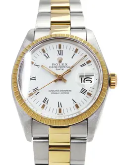ROLEX OYSTER PERPETUAL DATE 1505 500**** MEN AUTOMATIC #T111
