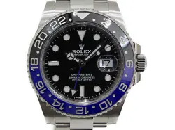 USED ROLEX GMT MASTER II 116710BLNR BLACK CASE: 40MM MEN'S WATCH #1027015
