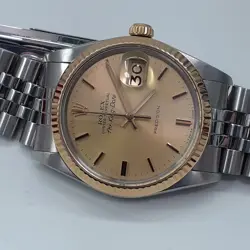 ROLEX AIR KING DATE PRECISION 34 MM TWO TONE JUBILEE WATCH 5701N R SERIES 1987