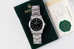 1997 Rolex Explorer 14270 with Service Paper and Pouch
