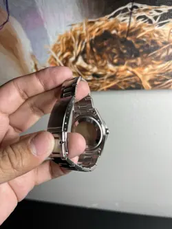 Rolex Air-King Ref 14010 Oyster Bracelet Circa 1995 Turned Bezel Champagne Dial