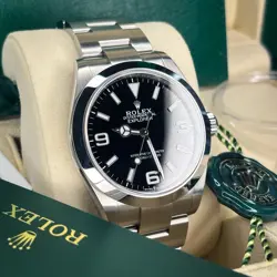ROLEX EXPLORER 1 BLACK 40MM 224270 COMPLETE 2024 SET WITH BOX AND PAPERS