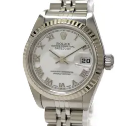 ROLEX DATEJUST AUTOMATIC SS WHITE ROME DIAL Y NUMBER USED SKAI-0