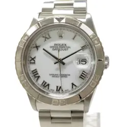 ROLEX DATEJUST THUNDERBIRD AUTOMATIC SS WHITE DIAL Y NUMBER USED SKAI-0