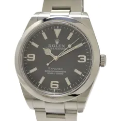 ROLEX EXPLORER 1 AUTOMATIC SS BLACK DIAL RANDOM SERIAL USED SKAI-0