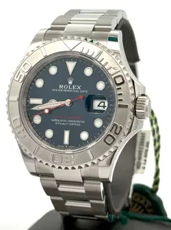 PRE-OWNED ROLEX YACHT-MASTER 126622 PLATINUM BEZEL 40MM WATCH, S108471