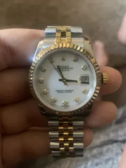 ROLEX DATEJUST SILVER WOMEN'S AND MEN’S WATCH