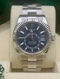 2021 ROLEX SKY-DWELLER 326934 BLUE DIAL OYSTER FULL SET