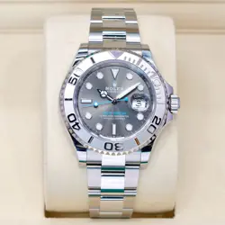 ROLEX YACHT-MASTER 126622 NEW RHODIUM DIAL PLATINUM BEZEL STAINLESS STEEL 40MM