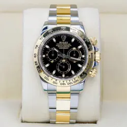 ROLEX COSMOGRAPH DAYTONA 116503 BLACK DIAL TWO TONE YELLOW GOLD & STEEL 2019