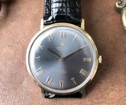 BEAUTIFUL VINTAGE ROLEX CELLINI CAL. 1601 HAND WINDING 14K SOLID GOLD.