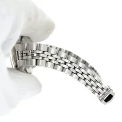 Rolex Watch Oyster Perpetual Date 6517 SS WG Women Case Size 24mm Silver Dial