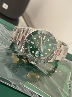 ROLEX GREEN FACE GREEN OUTER HULK STAINLESS STEEL MEN'S WATCH NEW