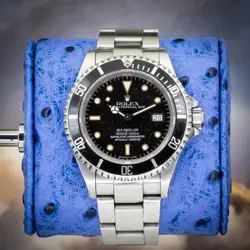 1986 ROLEX SEA-DWELLER 16660 TRIPLE SIX MATTE SPIDER PATINA TRITIUM DIAL VINTAGE