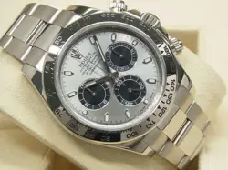 ROLEX DAYTONA 18KWG STEEL X BLACK 116509 '22 PURCHASED MENS116509
