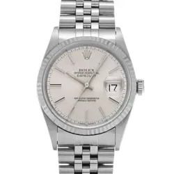 ROLEX DATEJUST 16234 SILVER WATCH 681854