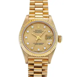 ROLEX DATEJUST 69178G CHAMPAGNE/DIAMOND WATCH 681750