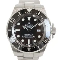 USED ROLEX SEA-DWELLER DEEP SEA 126660 BLACK CASE: 44MM MEN'S WATCH #1016015