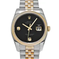 ROLEX DATEJUST 116233 2BR BLACK ONYX/DIAMOND WATCH 678015