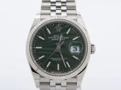 USED ROLEX DATEJUST 36 126234 WHITE CASE: 36.0MM MEN'S WATCH #1036015