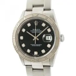 ROLEX DATEJUST THUNDERBIRD 10P GENUINE DIAMOND INDEX F'NO 16264G #053