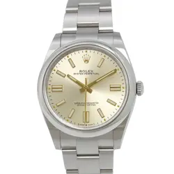 ROLEX OYSTER PERPETUAL 41MM STAINLESS STEEL SILVER DIAL 124300