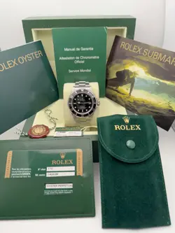ROLEX SUBMARINER NO DATE 14060M STEEL BLACK DIAL