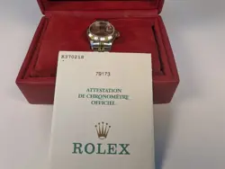 Rolex Watch Lady Datejust Jubilee Bracelet 79173 (2001)  Full Set Box Papers