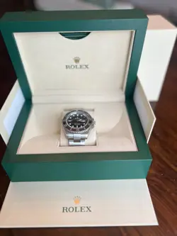 2024 ROLEX SEA DWELLER STAINLESS STEEL AUTOMATIC WATCH IN BOX WITH PAPERS