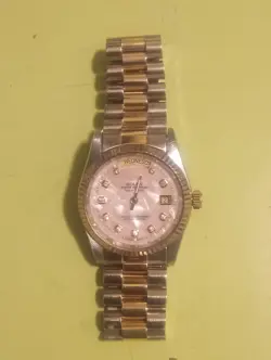 ROLEX 18K DIAMOND WATCH MODEL 16233 FOR REPAIR