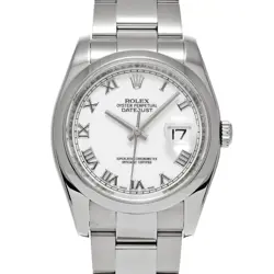 ROLEX DATEJUST 116200 WHITE WATCH 677216