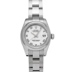 ROLEX DATEJUST 179160 WHITE WATCH 680216