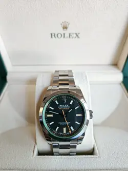 Rolex Milgauss Last Year Made Q3 2022; Ref 116400GV; Full Set; Rare Collectible!