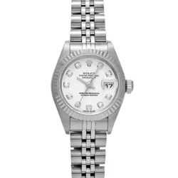 ROLEX DATEJUST 79174G WHITE/DIAMOND WATCH 676101